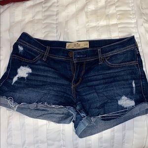 Hollister midi jean shorts